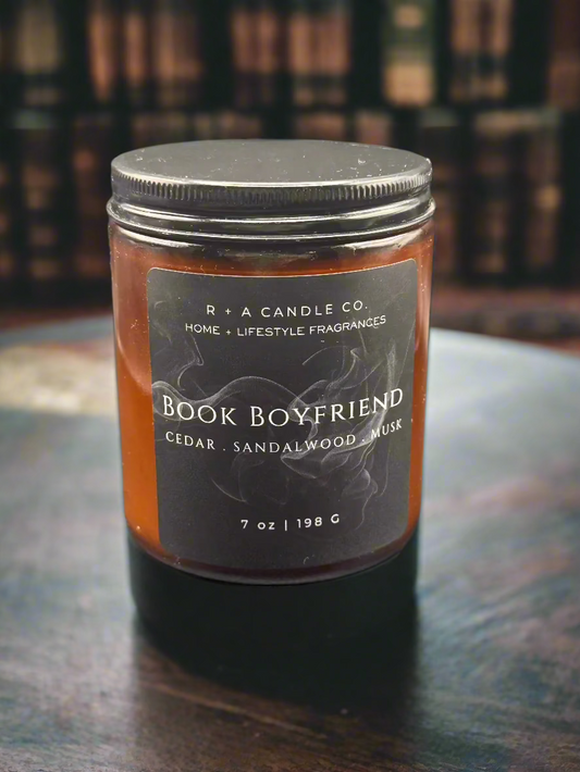 Book Boyfriend Candle