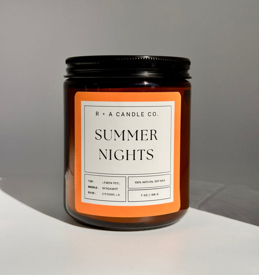 Summer Nights Citronella Candle