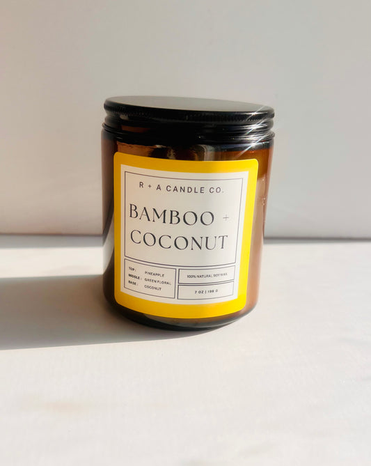 Bamboo + Coconut 7 oz Candle