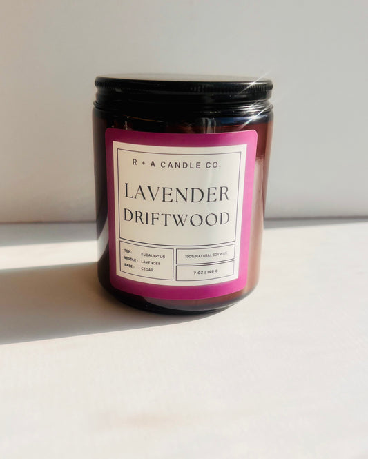 Lavender Driftwood 7 oz Candle