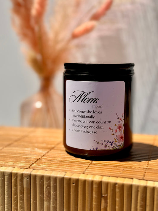 Definition on Mom 7 oz Candle